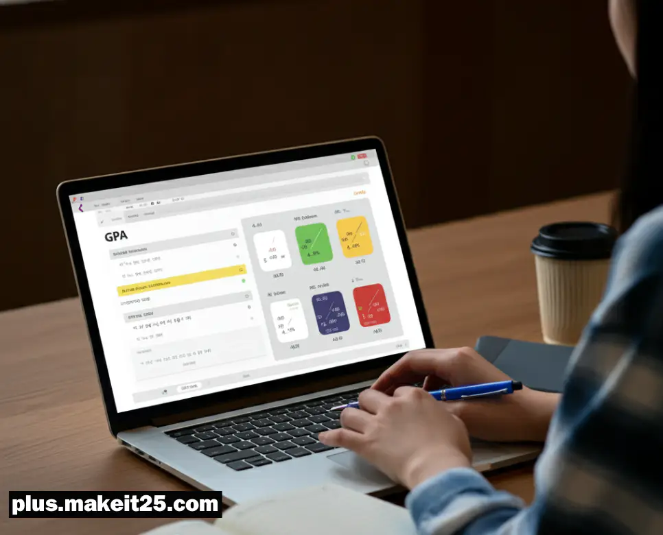 학점 변환기 계산기: GPA 환산, 학점 백분율과 백분위 계산, 변환