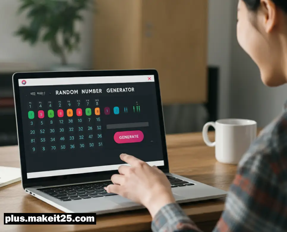 랜덤 숫자 뽑기: 행운의 번호 추천과 숫자 추첨기 한 번에