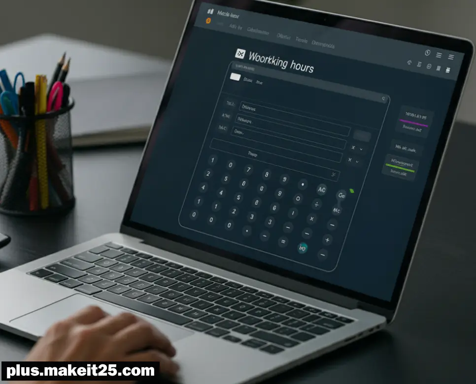 근무시간 계산기/근로시간 계산기/월 근로시간 계산
