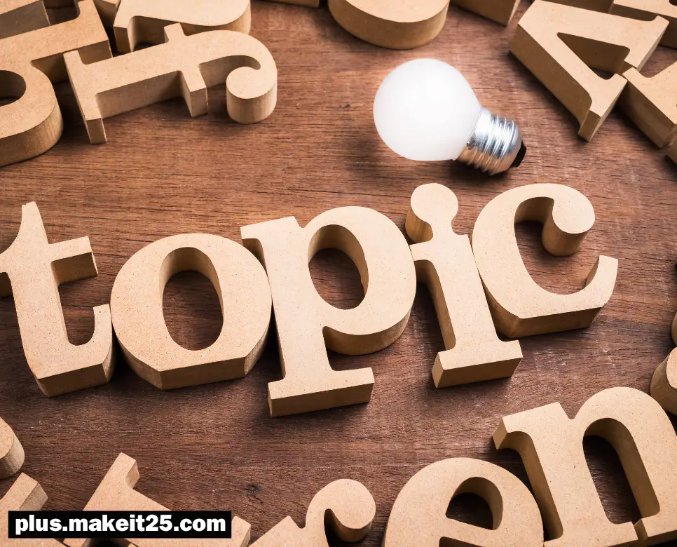 토픽 뜻, 테마 뜻, 키워드 뜻: 알기 쉽게 정리!