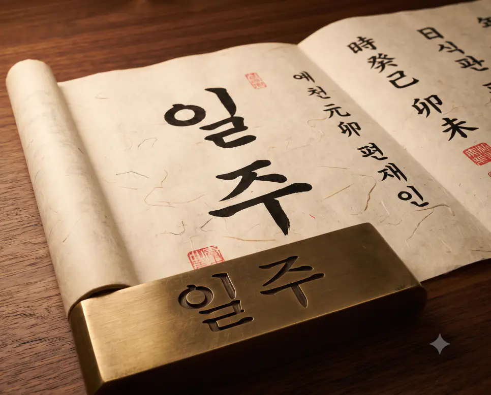 일주 뜻, 시주 뜻, 대운 뜻: 나 자신을 뜻하는 날과 말년의 시각 그리고 10년 운의 흐름 완벽 정리
