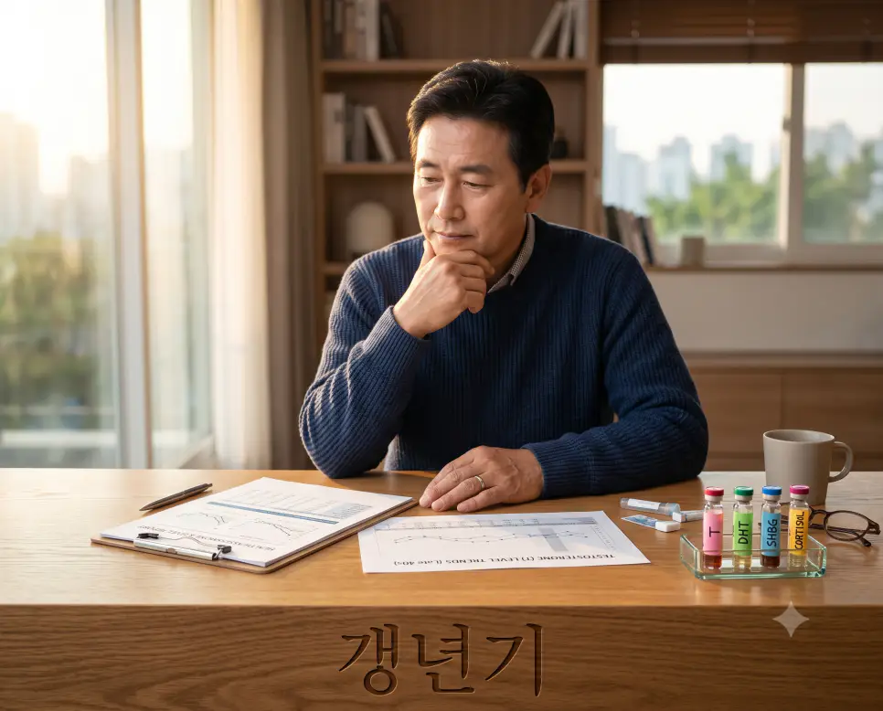 갱년기 뜻, 빈뇨 뜻, 테스토스테론 뜻: 성선 기능 감퇴, 이상 배뇨 증상, 남성성 조율 호르몬 완벽 정리
